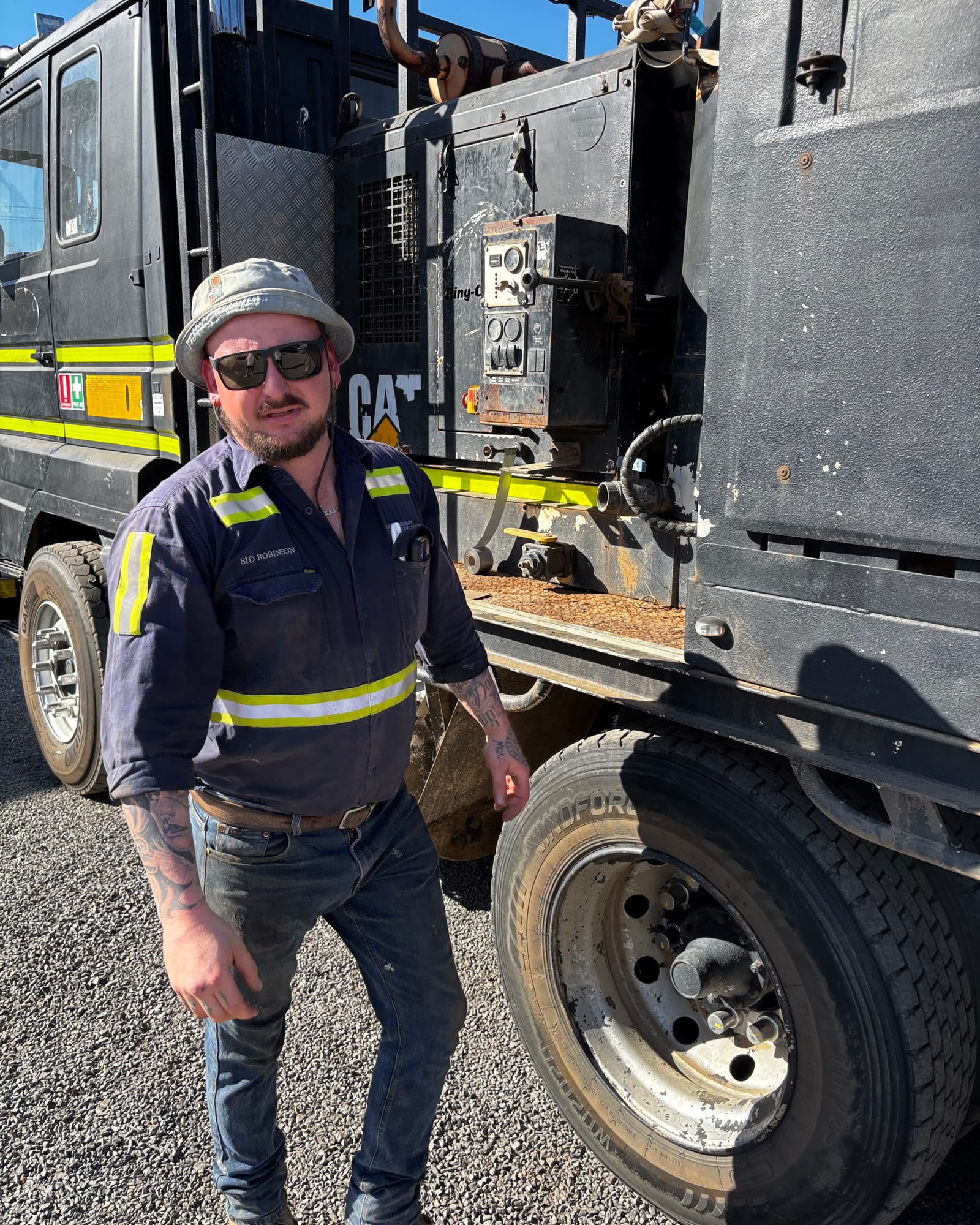 Sid Robinson, owner of S & P Robinson Heavy Diesel